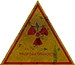Soviet radioactivity warning sign.